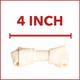 Pet Factory American Beefhide 45" Knotted Bones Dog Chew Treats Natural Flavor /1 22 Count