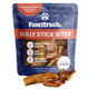 Pawstruck Natural 1'4" Bully Stick Bites For Small Dogs And Puppies 8 Oz