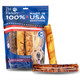 Pet Factory 100% Made In Usa Beefhide 8" Rolls Dog Chew Treats Beef 10 Count