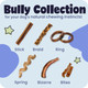Pawstruck Natural Bizarre Bully Sticks Bargain Bag For Dogs And Puppies 8 Oz Variety Pack