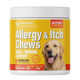 Pawvital Dog Allergy Chews Dog Allergy Relief For Itching Skin & Paw 200Ct