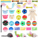 Quozuo 30 Pcs Cat Toy Kitten Toys Set Interactive Cat Toy Wand
