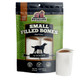 Redbarn Pet Products Small Filled Dog Bones Peanut Butter Flavor Long Lasting Stuffed Femur 4 Count