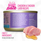 Tiki Pets Cat Baby Pate Wet Cat Food For Kittens Chicken & Chicken 2.4 Oz Pack Of 12