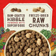 Stella & Chewy's Superblends Raw Blend Wholesome Grains GrassFed Beef Beef Liver & Lamb 21 Lb