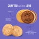 Three Dog Bakery Lick'n Crunch Sandwich Cookies Variety Pack Premium Treats For Dogs Carob/Peanut 37.8 Ounces Variety Pack