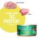 Tiki Pets Cat Luau Shredded Meat Ahi Tuna & Chicken Recipe In Chicken 2.8 Oz Pack Of 12