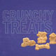 Three Dog Bakery Crunchy Classic Animal Crackers, Peanut Butter Flavor, Premium Treats for Dogs, brown, 13 oz