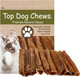 Top Dog Chews – 12” Beef Trachea Dog Chews 7 Pack, American, All Natural, Single Ingredient Dog Treat, Promotes Joint, Hip & Dental Health, High in Protein for Medium & Large Dogs