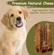 Top Dog Chews – 12” Beef Trachea Dog Chews 7 Pack, American, All Natural, Single Ingredient Dog Treat, Promotes Joint, Hip & Dental Health, High in Protein for Medium & Large Dogs