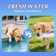 Soulagers Dog Water Bottle Silicone Foldable Bottle For Pets Portable Pet Water