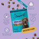 Stewart 100% Venison Liver Dog Treats Pouch Freeze Dried Raw Single 3 Oz 50 Pieces