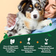 Vet's Best Natural Flea And Tick Wipes For Dogs PlantBased Wipes For Flea 50 Count