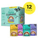Tiki Pets Cat Born Carnivore Complements Wet Cat Food Topper High Protein & 2.1 Oz Variety Pack
