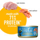 Tiki Pets Cat Luau Wet Cat Food Wild Salmon & Chicken . Cans 2.8 Oz 12 Count
