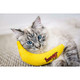 Yeowww Duckyworld 100% Organic Catnip Leaf & Flower Cat Toy Banana 3 3 Pack