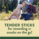 Zukes Adventure Sticks Beef And Bison Dog Treats Natural Dog Treat Sticks 6 Oz