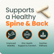 Vetriscience Healthy Spine & Disc EasyOpen Capsules Back And Spinal Support Chondroitin 180 Count