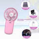 Aluan Handheld Fan Powerful Personal Mini Portable Speed Adjustable Battery Operated Usb Rechargeable Eyelash Fan For Kids Women