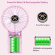 Aluan Handheld Fan Powerful Personal Mini Portable Speed Adjustable Battery Operated Usb Rechargeable Eyelash Fan For Kids Women