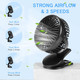 Clip Fan 5000Mah Rechargeable Battery Mini Fan With Clip On Fan Sturdy Clamp 3 Speeds Portable Tent Camping Fan Handheld Small