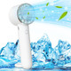 Handheld Cooling Fan, Upgrade Portable Fan With Cold Compress Function, 3 Speeds Adjustable Rechargeable Usb Mini Face Fan