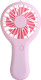 Chnlml Handheld Rechargeable Fan,Portable Mini Pocket Hand Fan Battery Powered With Base Eyelash Nail Art Make Up Fan For Girls