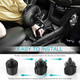 Car Fan, Usb Powered 6 Golf Cart Fan, 3 Speeds Portable Car Air Conditioner, 360° Rotation Car Cooling Fan With Flexible