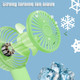 Personal Fan Portable Fan Hand Held Fan With Usb Rechargeable Mini Fan,3 Adjustable Speed Desk Fan,312 Hours Operated Small Make