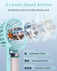 Handheld Fan Mini Portable Fan Rechargeable Battery Eyelash Fan Usb Powered 3Speed Powerful Makeup Fan, Small Fan With Base