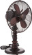 Decobreeze Oscillating Table Fan, 3 Speed Portable Fan, Kipling, Antique Metal Fan, 10 Inches