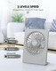 Small Table Fans Rechargeable Portable 180°Tilt Folding Desk Fans Battery Operated Personal Fan Ultra Quiet For Home Bedroom