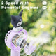 GAhora Cartoon Kitty Fan Kitty Hand Held Fan Portable Usb Rechargeable Mini Pocket Fan Two Speed Ranges Suitable For Kids