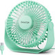 Gaiatop Usb Desk Fan, 3 Speeds Portable Small Fan With Strong Airflow, 5.5 Inch Quiet Table Fan, 90° Rotate Personal Cooling Fan