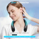 Neck Fan, 5000Mah Led Display Foldable Neck Fans Portable Rechargeable, With 3 Speeds Adjustment And Heat Sink Aluminum Sheet