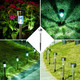 Gigalumi 16 Pack Solar Pathway Lights, Solar Landscape Lights Outdoor Waterproof Auto On/Off, Stainless Steel Solar Powered Garde