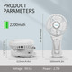 IShuanf Waist Clip Fan, BtteryPowered Portable Necklace Fan, Foldable Handheld Fan, Three Fan Speeds, Suitable For Maintenance IShuanf Waist Clip Fan, BtteryPowered Portable Necklace Fan, Foldable Handheld Fan, Three Fan Speeds, Suitable For Maintenance