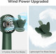 Jisulife Portable Handheld Fan With 3 Speeds , 4000Mah , Mini Personal Rechargeable , Max 16Hrs Battery Operated Usb , Outdoor