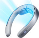 Jisulife Portable Neck Fan Pro, 100 Speeds Bladeless Fan, Stepless Knob, Led Display, 5000Mah Rechargeable Personal Fan, Mini