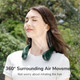 Jisulife Portable Neck Fan, Hands Free Bladeless Fan, 4000 Mah Battery Operated Wearable Personal Fan, Leafless, Rechargeable