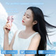 Mini Handheld Fan Portable Small Personal Hand Fan 3 Speed Usb Or Battery Powered With Cold Compress Function, Led Light, Hiking