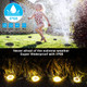 Solar Powered Ground Lights 8 Pack,Ip68 Waterproof Outdoor Led Disk Lights For Garden,NonSlip Landscape Path Lighting For Patio