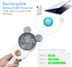 Cute Mickey Misting Mini Fan, Handheld Portable Usb Rechargeable Fan With 3 Adjustable Speeds, Foldable Personal Fan For Travel
