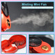 Cute Mickey Misting Mini Fan, Handheld Portable Usb Rechargeable Fan With 3 Adjustable Speeds, Foldable Personal Fan For Travelli
