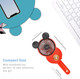 Cute Mickey Misting Mini Fan, Handheld Portable Usb Rechargeable Fan With 3 Adjustable Speeds, Foldable Personal Fan For Travelli