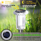 Solar Lights Outdoor Ip65 Waterproof Solar Pathway Lights Stainless Steel Outdoor Solar Lights For Yard Patio Lawn Walkway