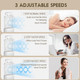 Handheld Fan With Crystal Stones, Mini Personal Fan Quiet Retractable, Cooling Portable Fan Rechargeable 3 Speeds Mode, Lady