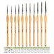 Grabie Paint Brush Set Miniature Brushes For Fine Detailing and Art Painting 11 Pcs