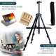 Modera Large Deluxe Artist Painting Set 141Piece Professional Art Paint Supplies Kit