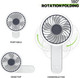 Magshion 3Inch Battery Operated Rechargeable Fan Portable Handheld Personal Fan